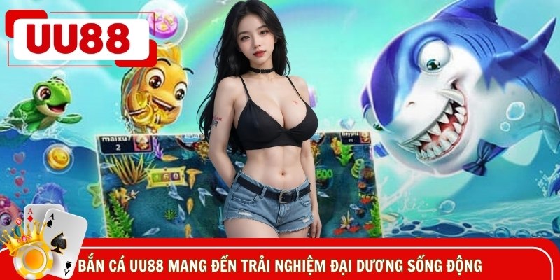 Bắn cá UU88 mang đến trải nghiệm đại dương sống động