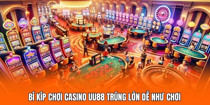 Bí kíp chơi casino UU88 trúng lớn dễ như chơi